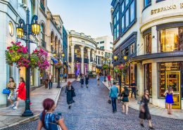 Two Rodeo Drive, Beverly Hills, Los Angeles, luxury shopping