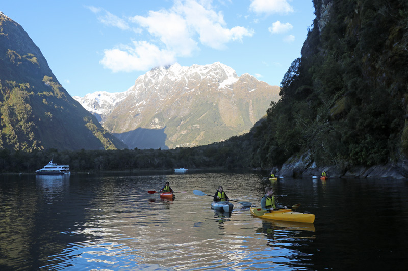 Fiordland Discovery, Milford Sound, New Zealand, South Island, kayaking Milford Sound