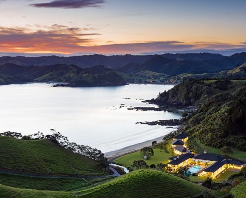 Helena Bay, luxury lodges, New Zealand