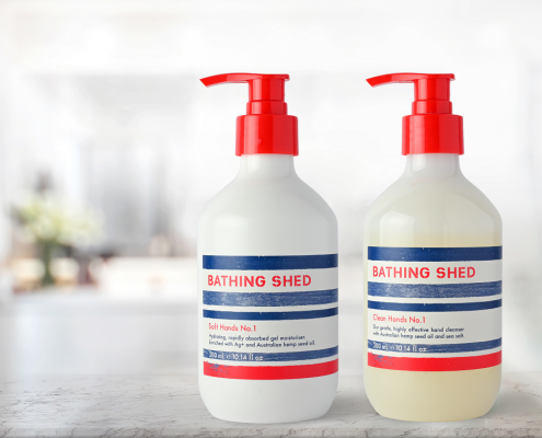 Bathing Shed products for hands